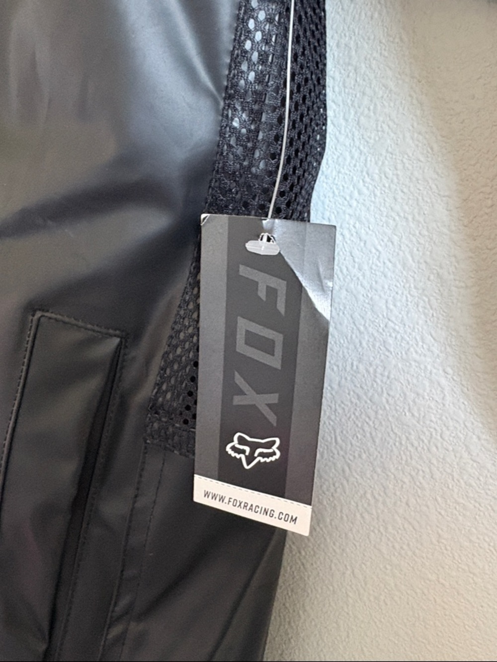 Fox Black Waterproof Pit Rain Jacket - Picture 3 of 9